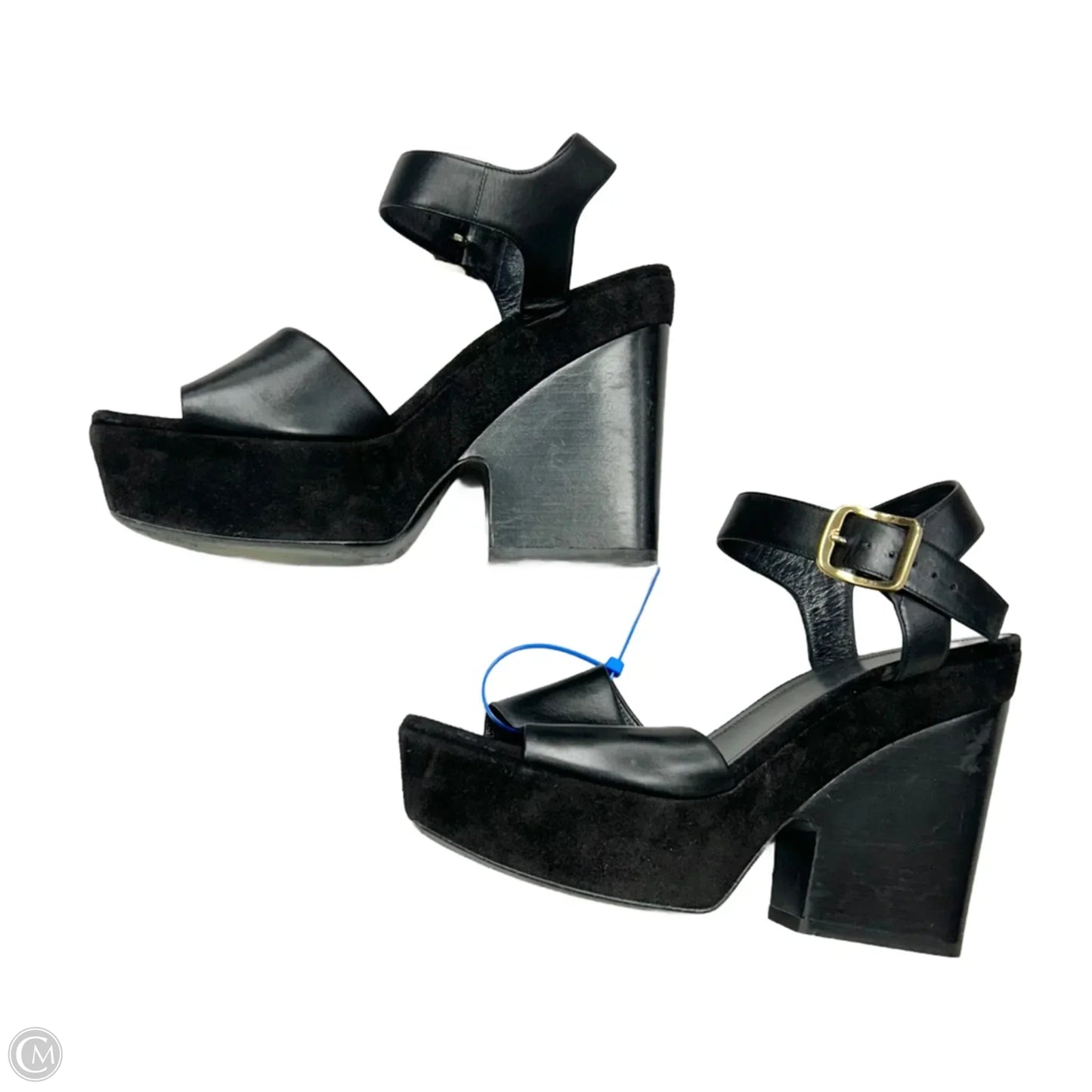 Shoes Luxury Designer By Celine In Black, Size: 9.5