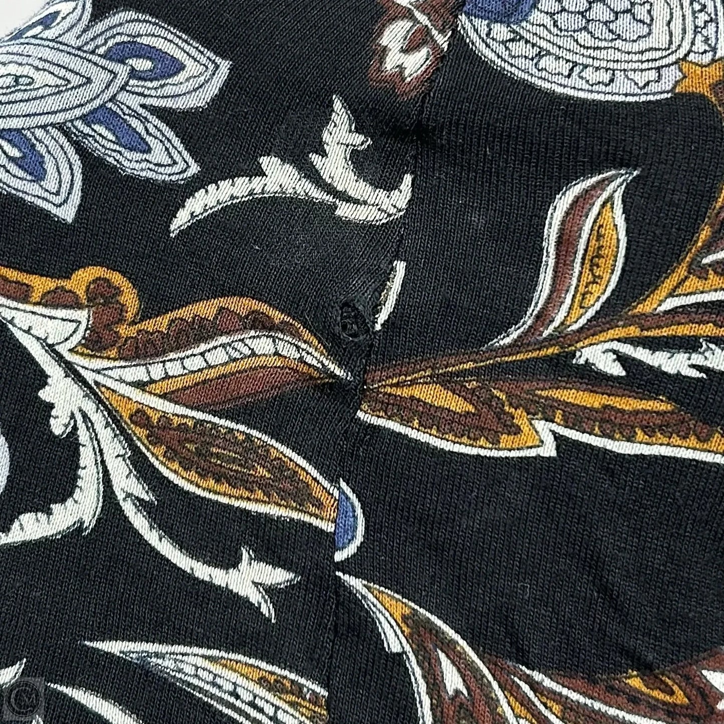 Top Long Sleeve By Lucky Brand In Blue & Brown, Size: 3x