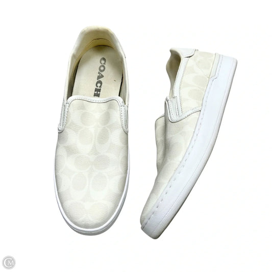 Shoes Designer By Coach In Ivory, Size: 11