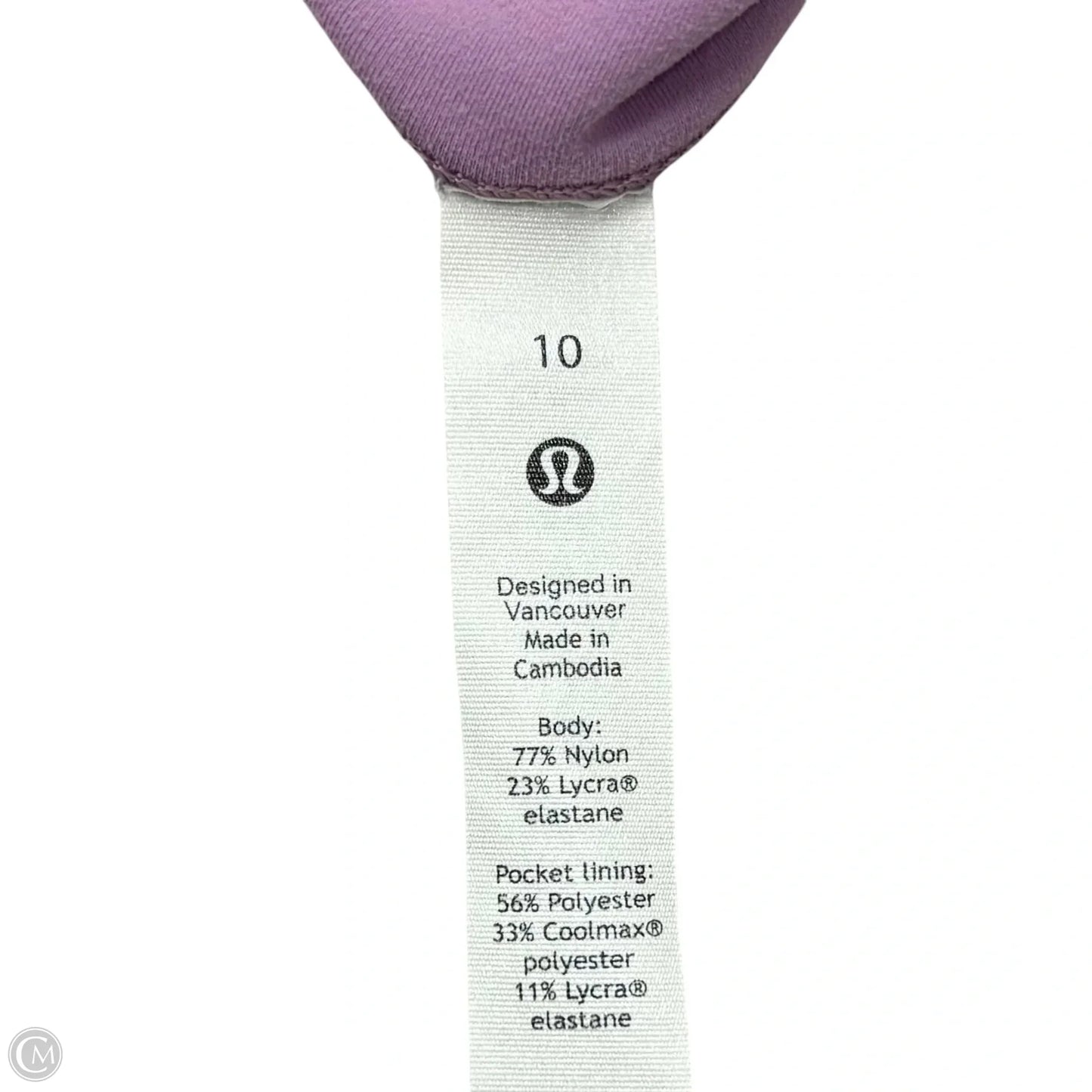 Athletic Leggings By Lululemon In Purple, Size: M