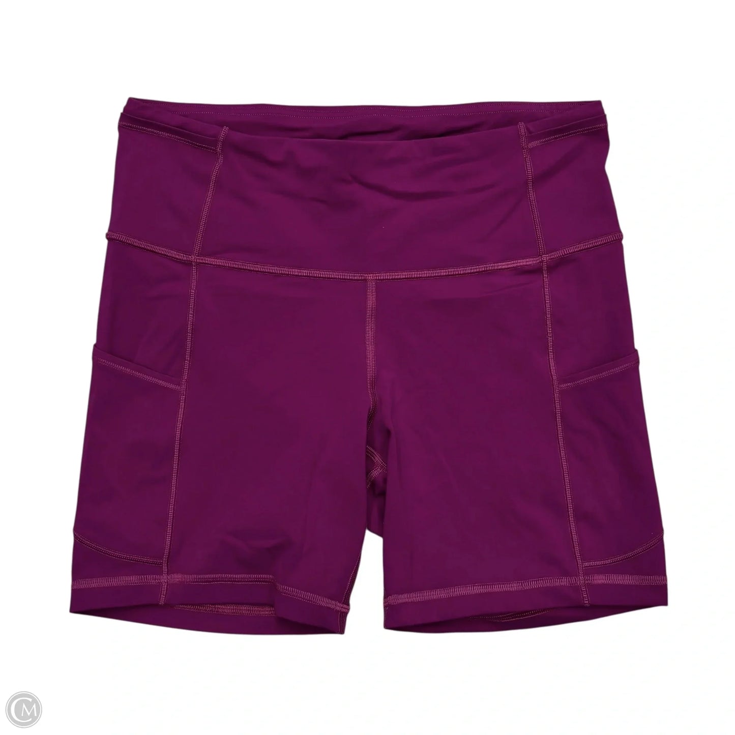 Athletic Shorts By Lululemon In Purple, Size: M