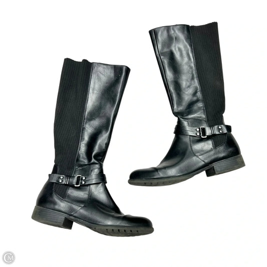 Boots Mid-calf Flats By Life Stride In Black, Size: 9