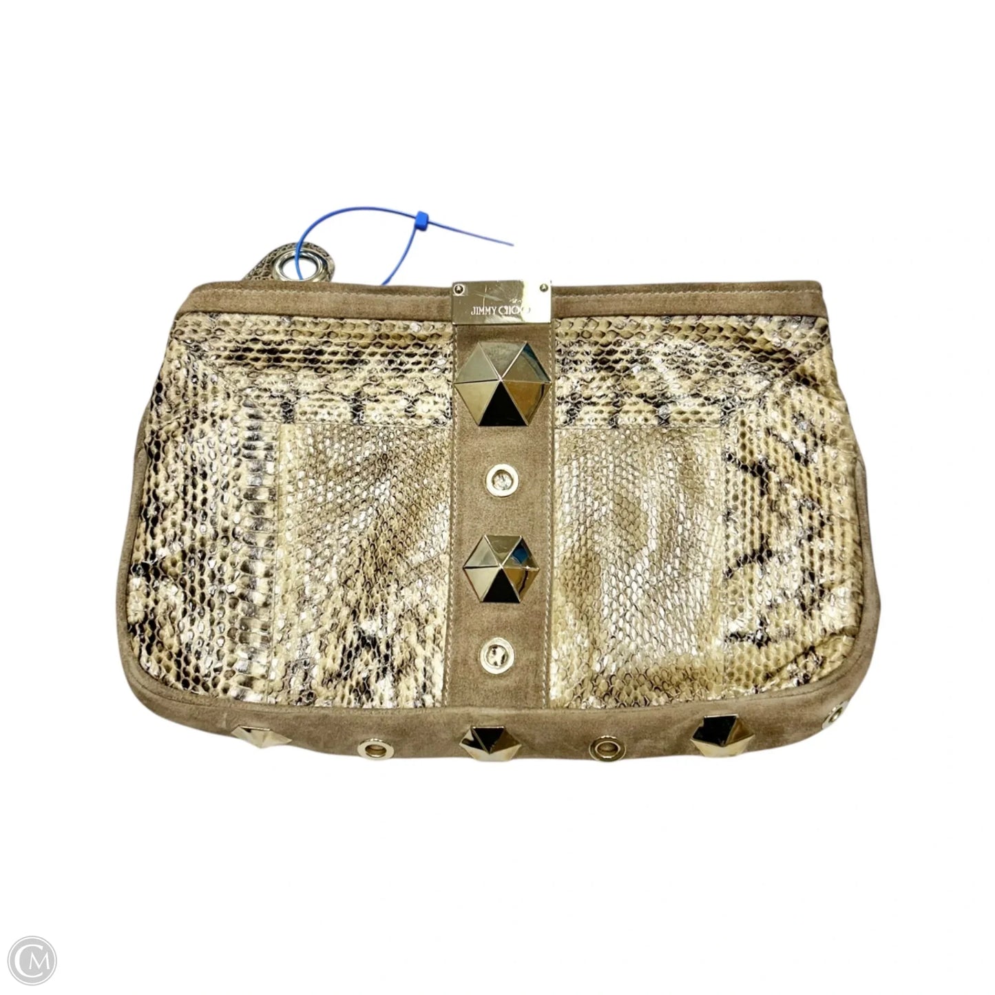 Clutch Luxury Designer By Jimmy Choo, Size: Large