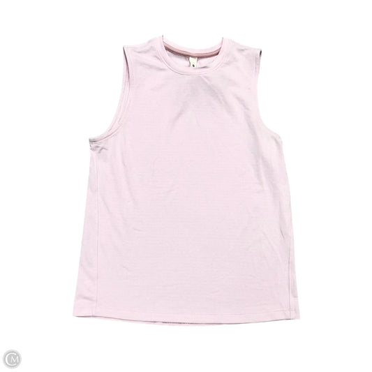 Athletic Tank Top By Lululemon In Pink, Size: Xs