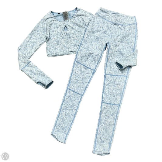 Athletic Pants 2pc By Gym Shark In Blue & White, Size: Xs