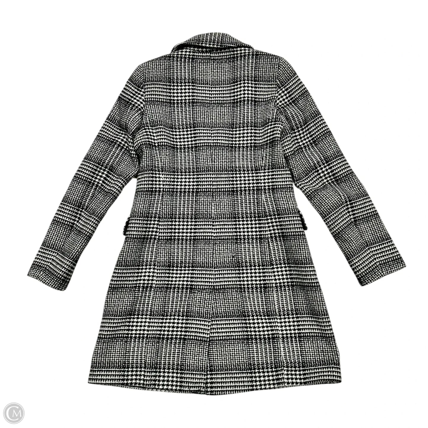 Coat Peacoat By Sam Edelman In Black & White, Size: Xs