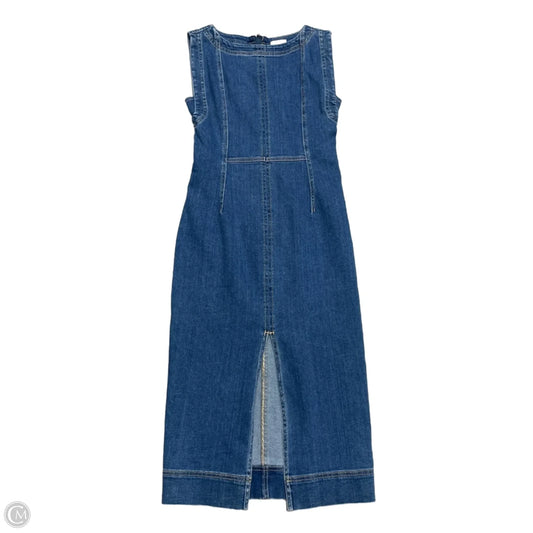 Dress Casual Midi By Pilcro In Blue Denim, Size: Xs