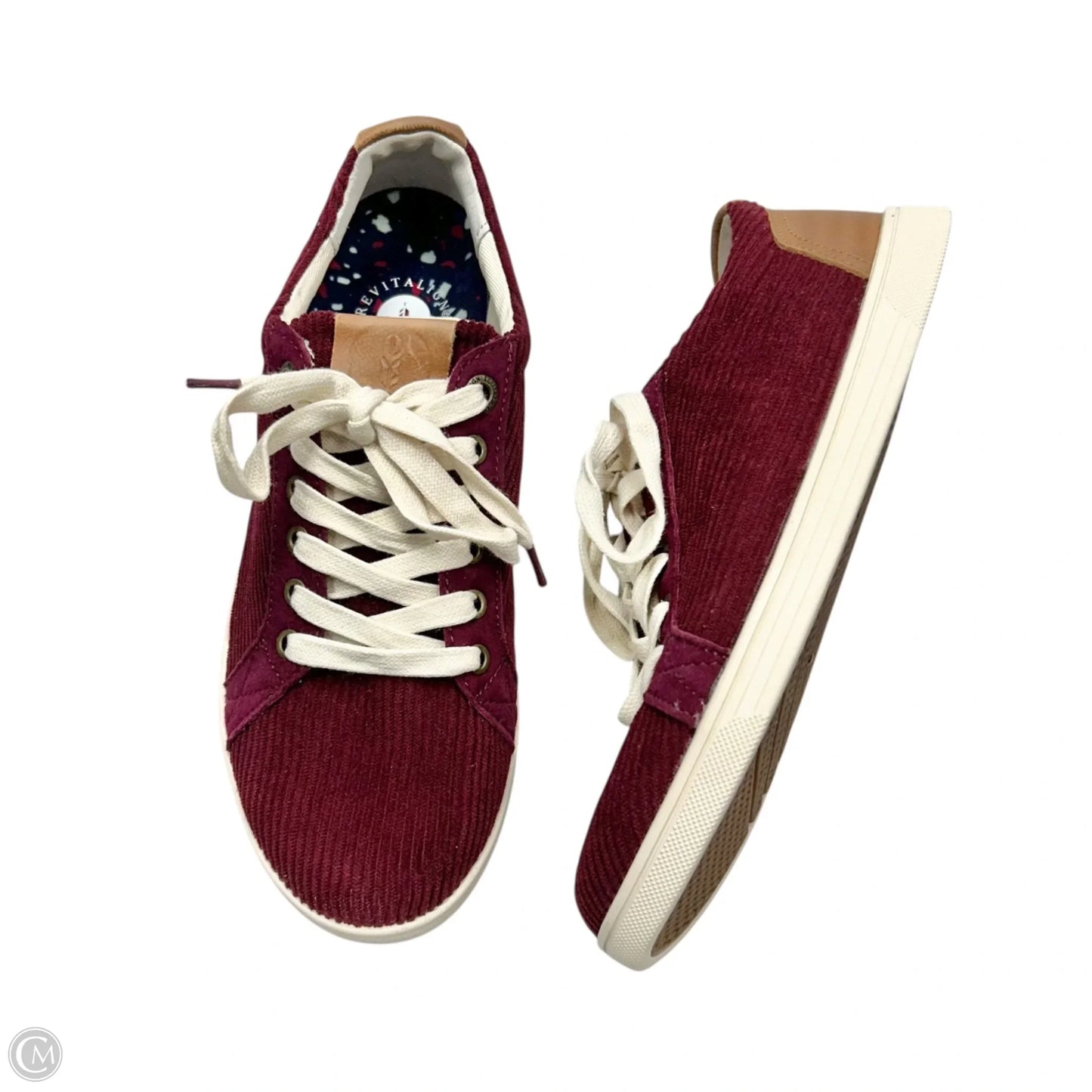 Shoes Flats By Revitalign In Maroon, Size: 7