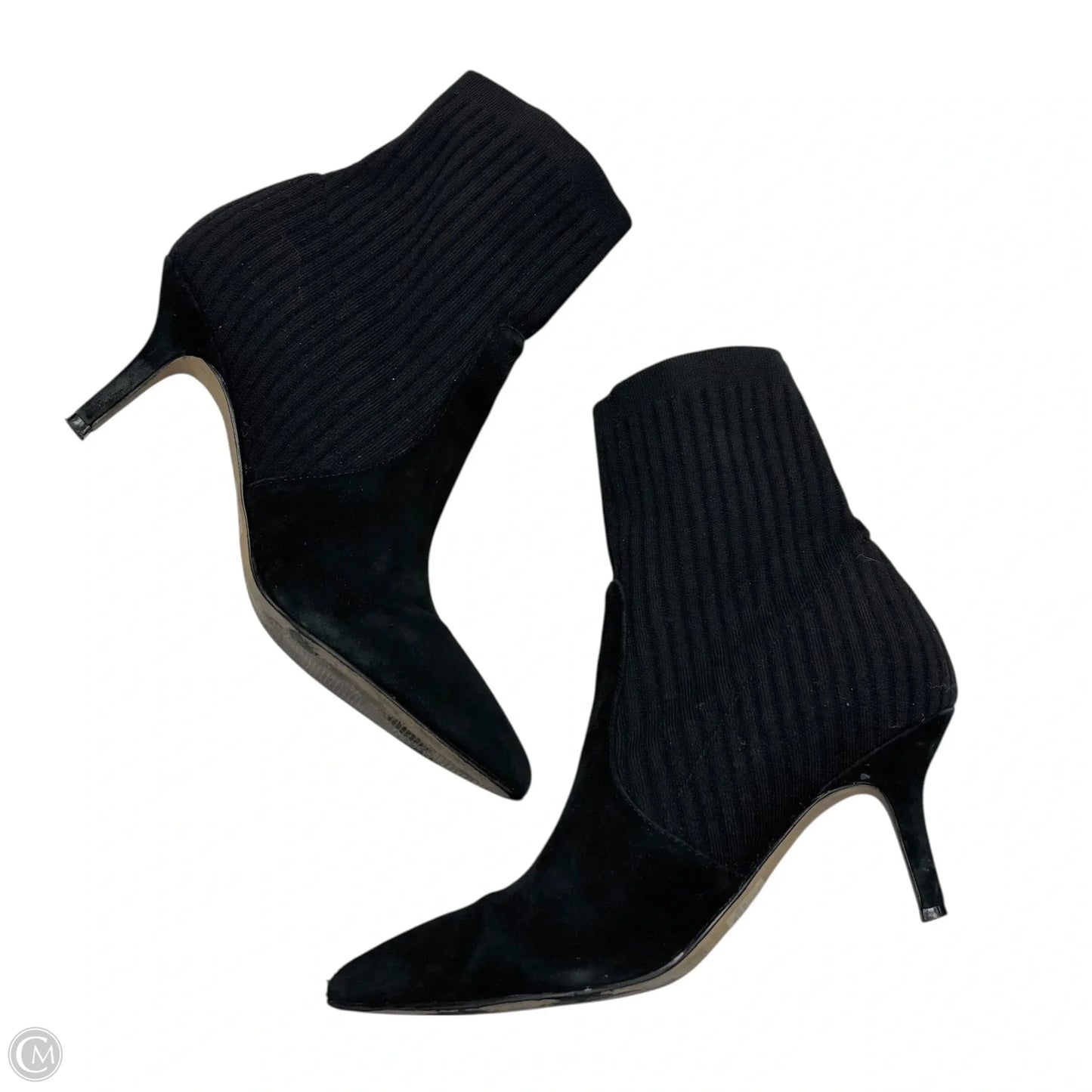 Boots Ankle Heels By Marc Fisher In Black, Size: 7