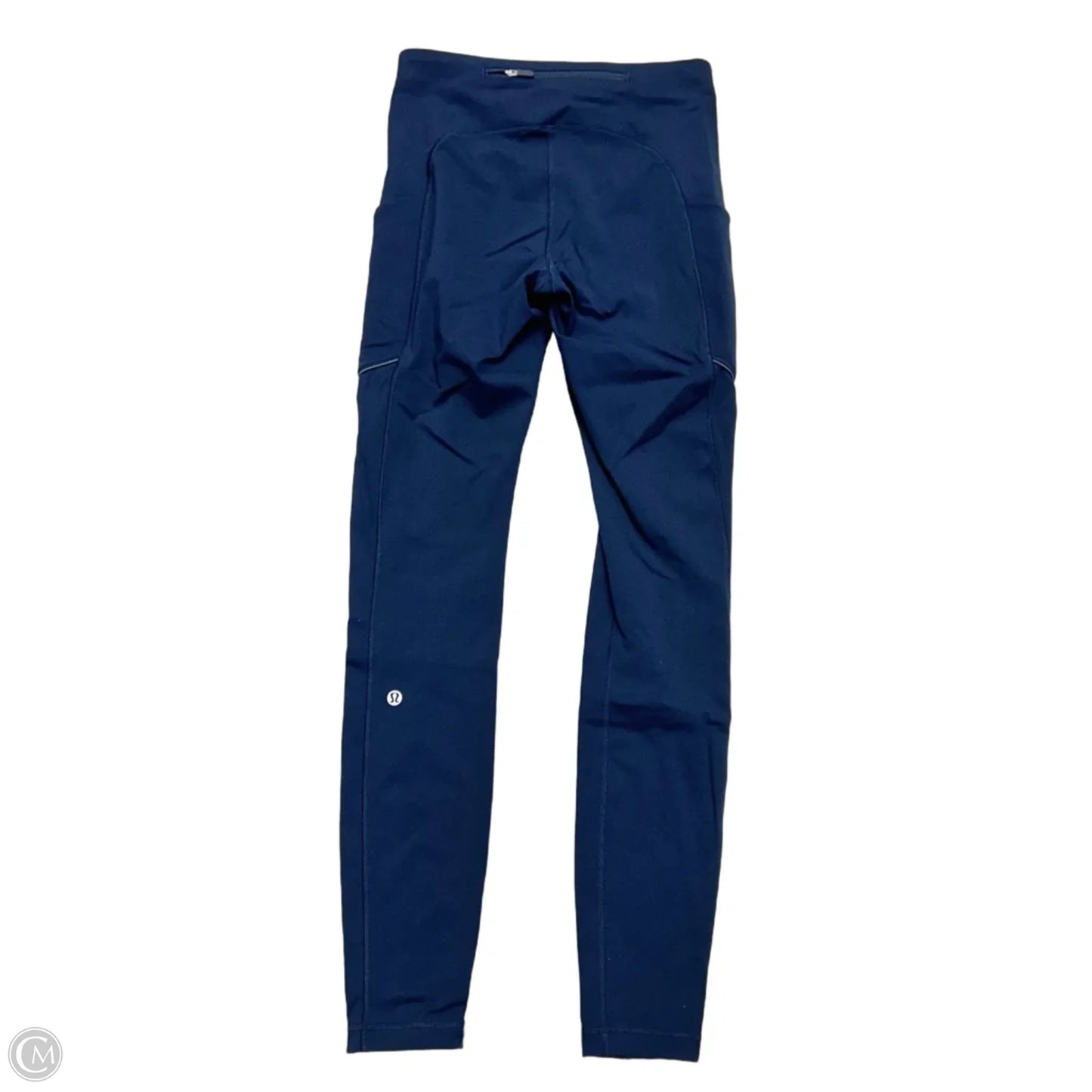 Athletic Leggings By Lululemon In Navy, Size: S