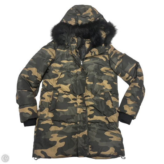 Coat Puffer & Quilted By New York And Co In Camouflage Print, Size: Xs