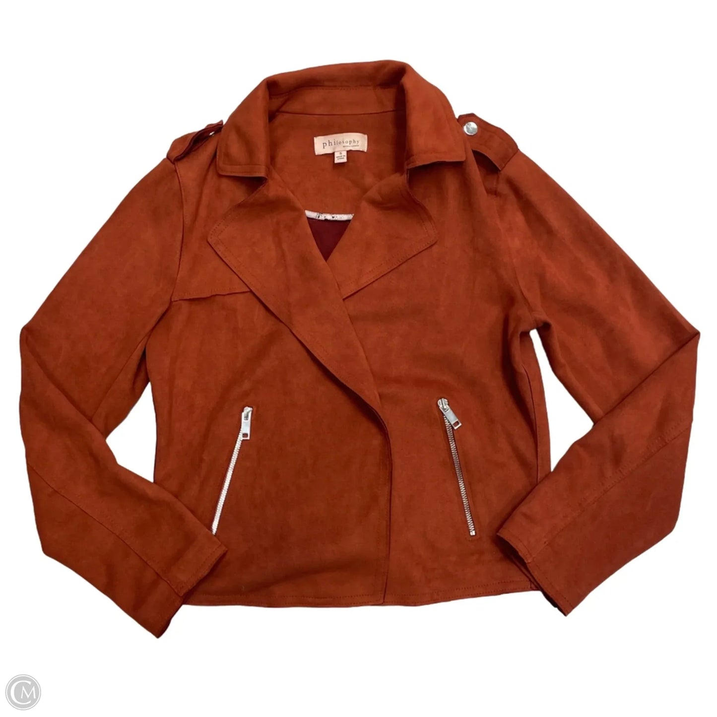 Blazer By Philosophy In Orange, Size: S