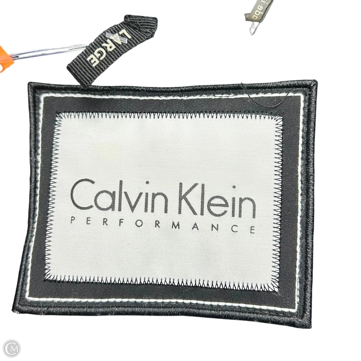 Coat Parka By Calvin Klein In Brown, Size: L