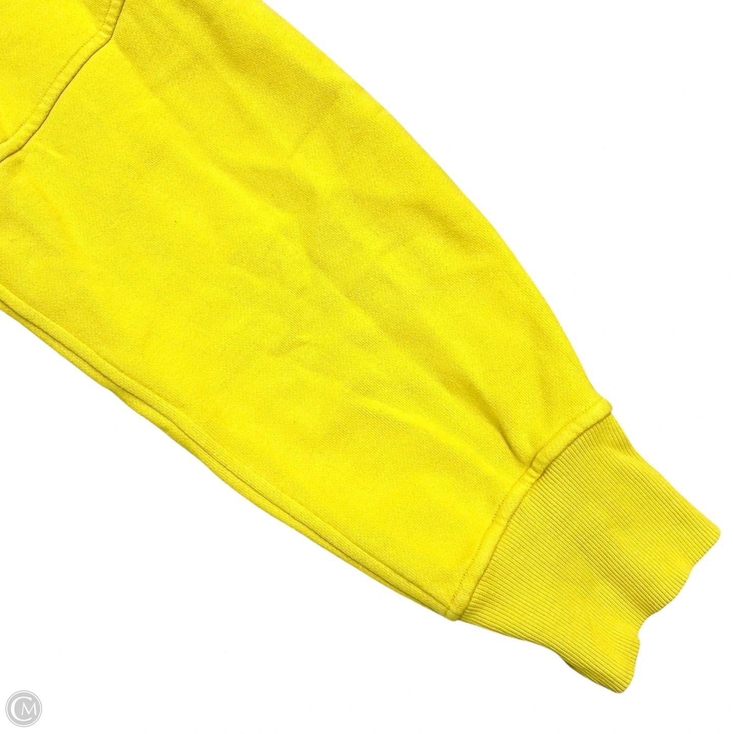 Athletic Sweatshirt Collar By Lululemon In Yellow, Size: M/L