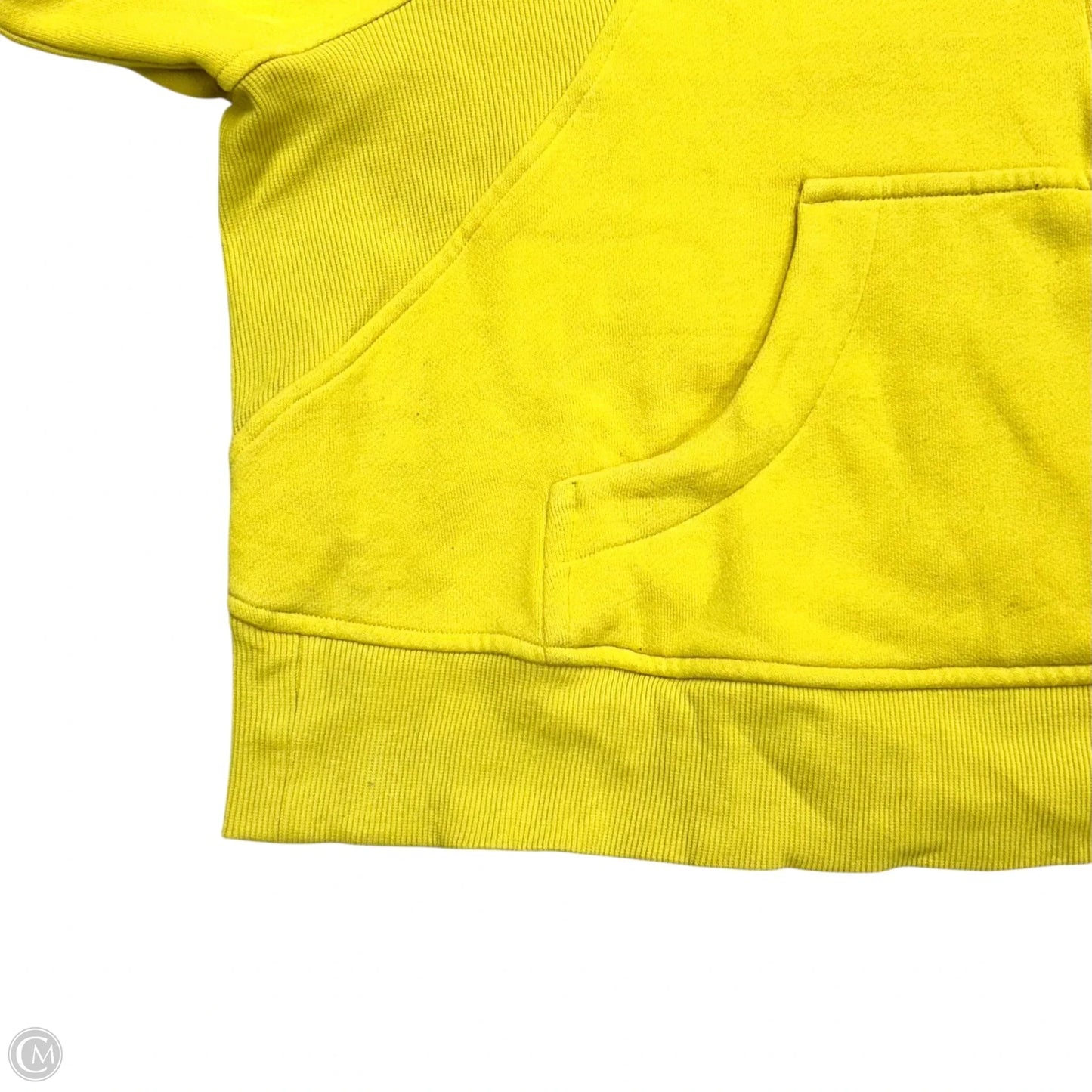 Athletic Sweatshirt Collar By Lululemon In Yellow, Size: M/L