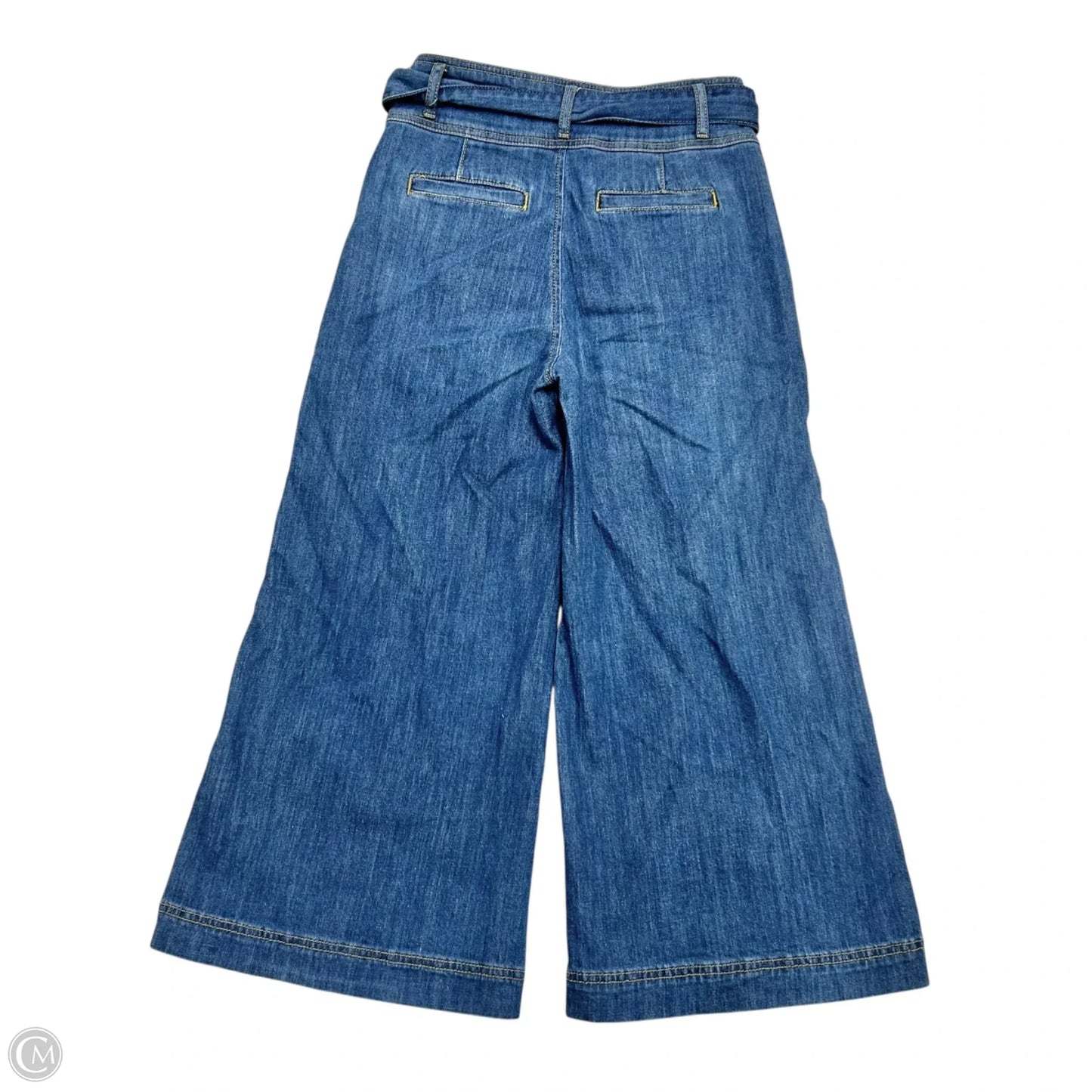 Jeans Wide Leg By Pilcro In Blue Denim, Size: 0p