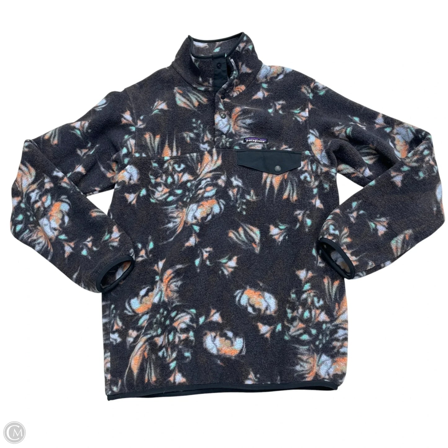 Jacket Fleece By Patagonia In Grey, Size: Xs