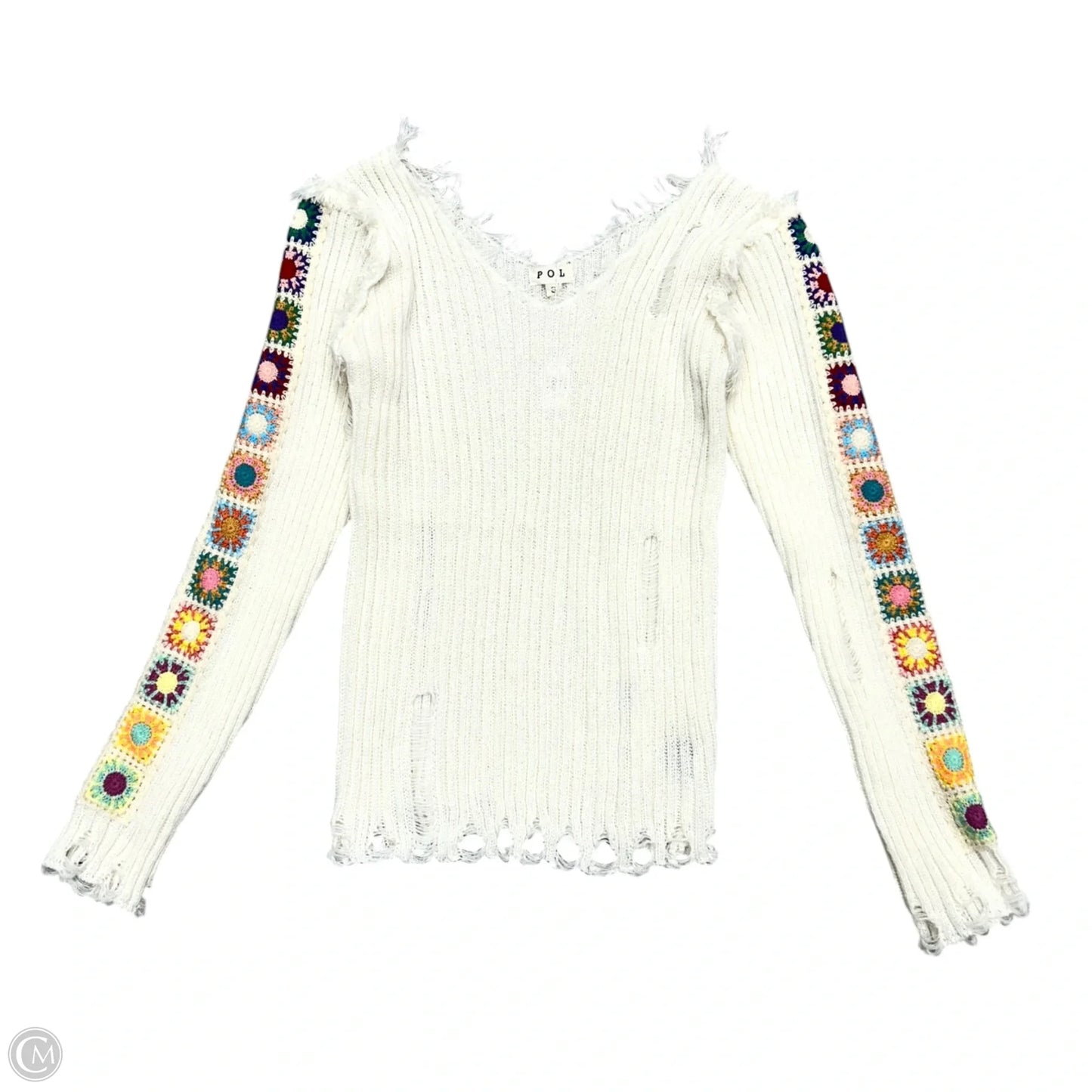 Sweater By Pol In Cream, Size: Xs