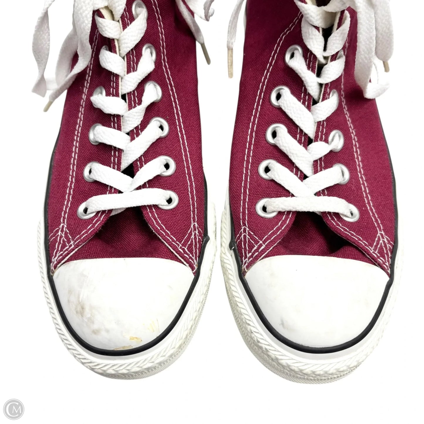 Shoes Flats By Converse In Maroon, Size: 9