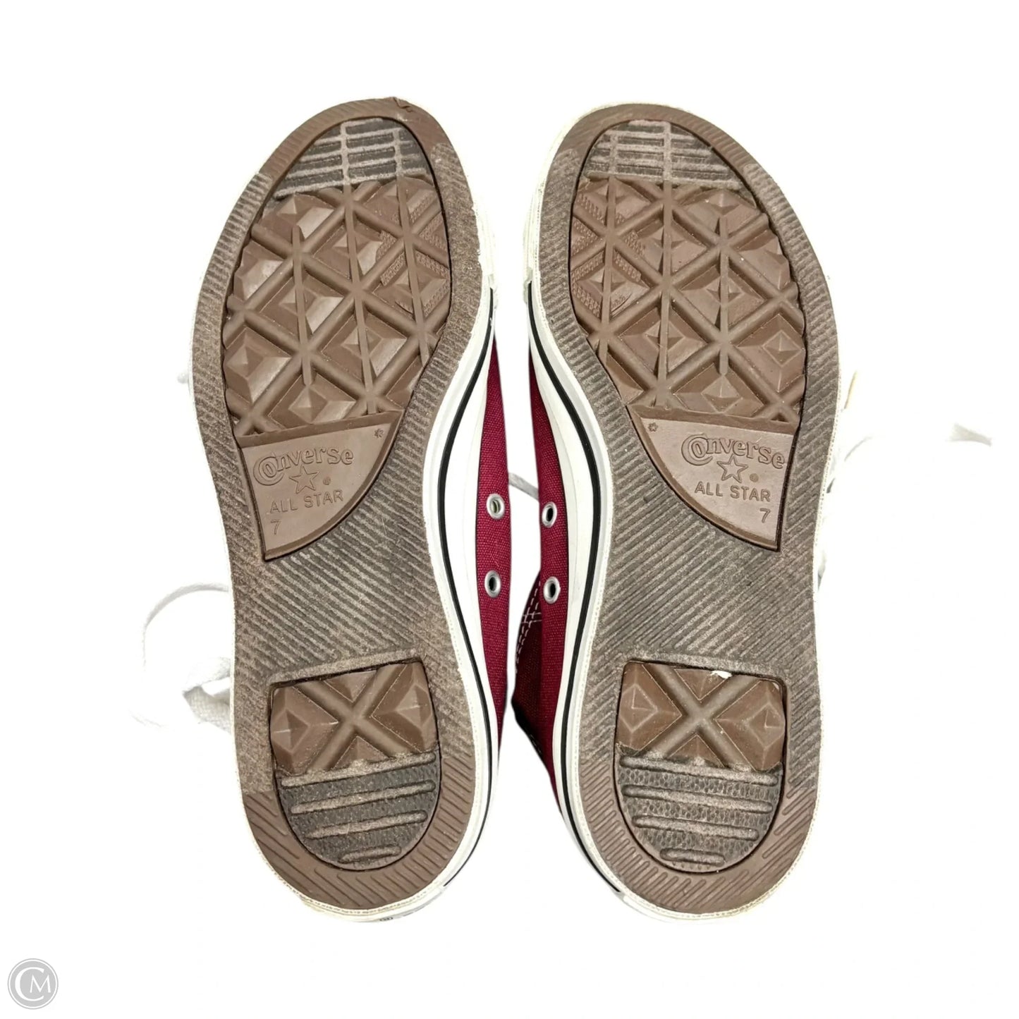 Shoes Flats By Converse In Maroon, Size: 9