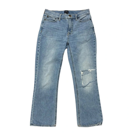 Jeans Cropped By J. Crew In Blue Denim, Size: 2