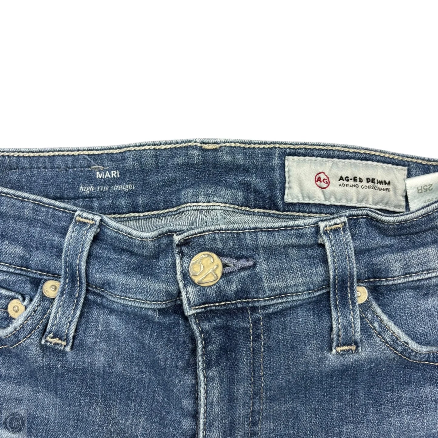 Jeans Skinny By Ag Jeans In Blue Denim, Size: 2