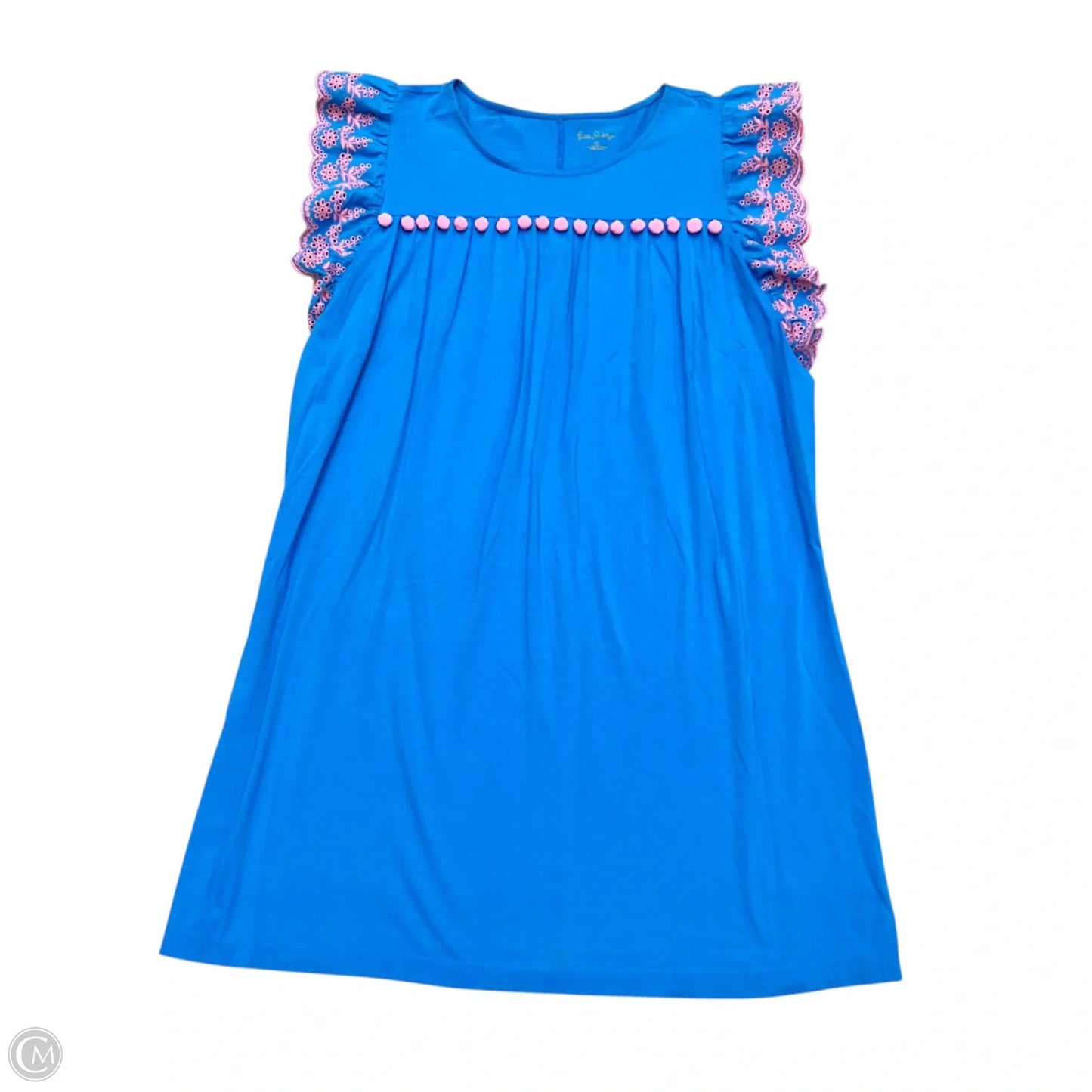 Dress Designer By Lilly Pulitzer In Blue & Pink, Size: Xl
