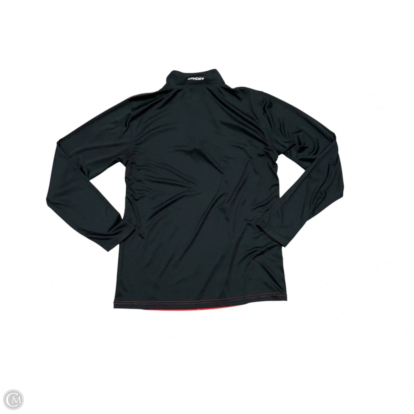 Athletic Jacket By Spyder In Black & Red, Size: Xl