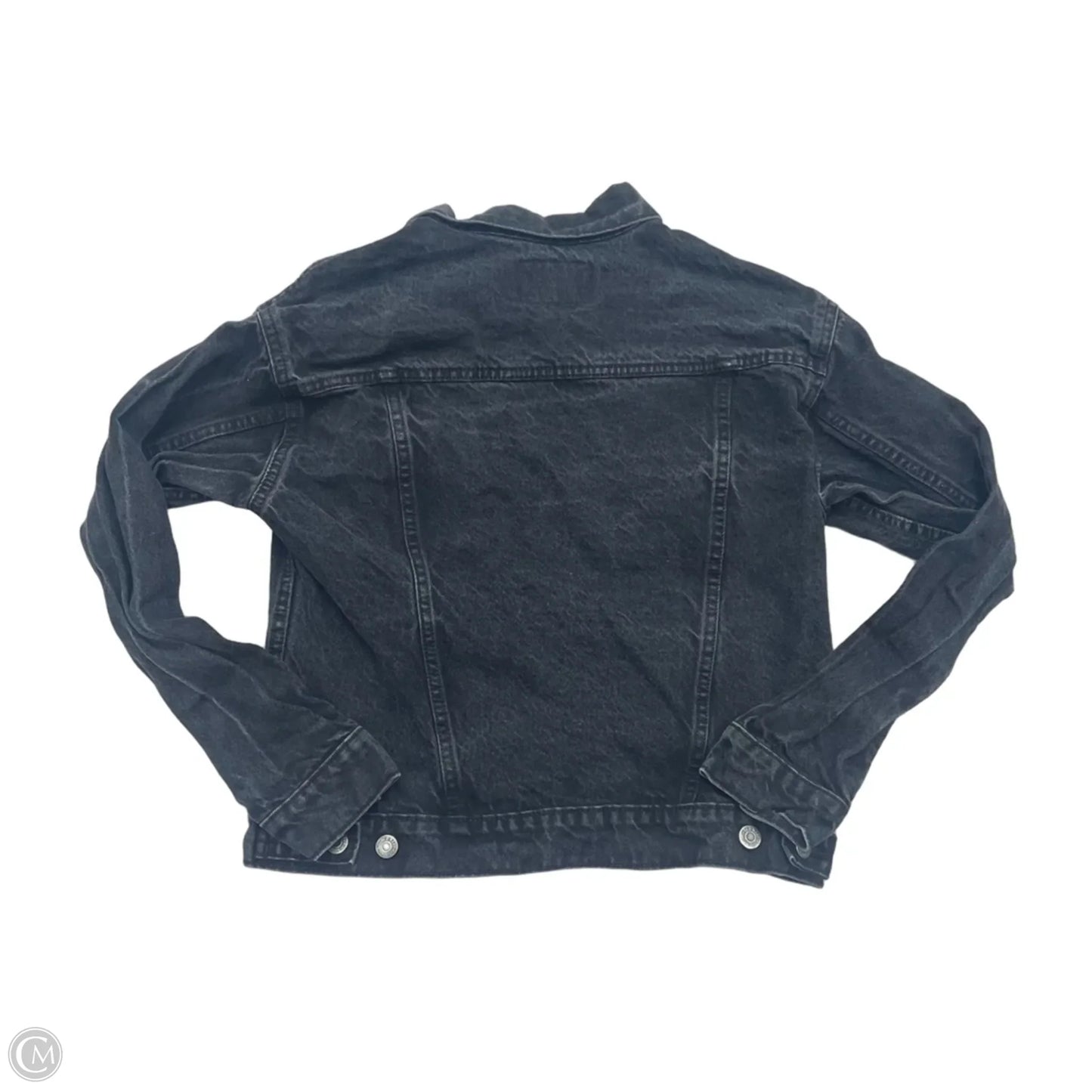 Jacket Denim By Old Navy In Black Denim, Size: S
