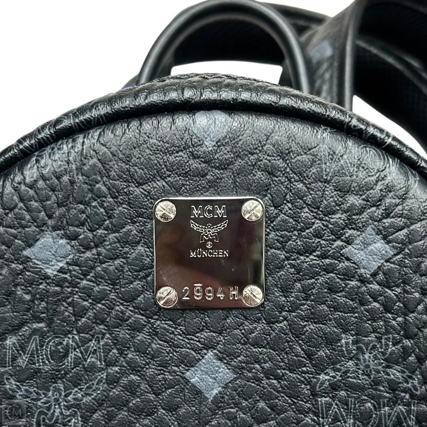 Backpack Luxury Designer By Mcm, Size: Small
