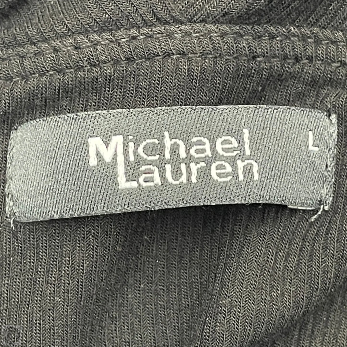 Tank Top By Michael Lauren In Black, Size: L