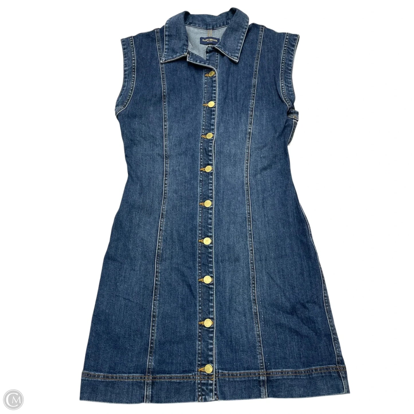 Dress Casual Short By Ramy Brook In Blue Denim, Size: L