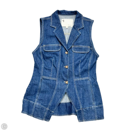 Vest Other By Pilcro In Blue Denim, Size: S