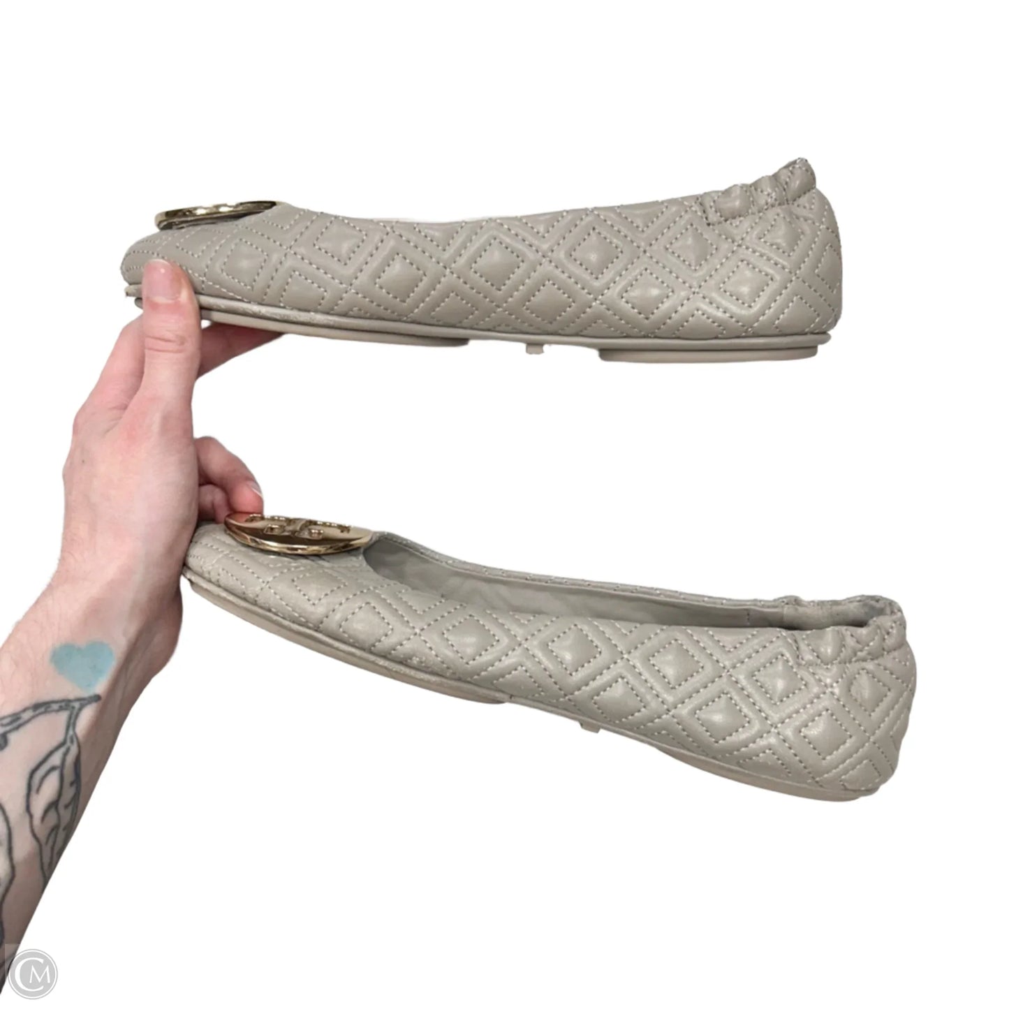 Shoes Designer By Tory Burch In Grey, Size: 6