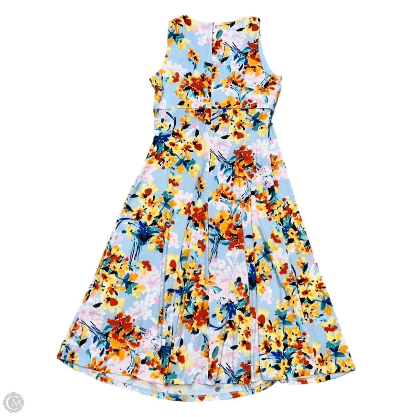 Dress Casual Midi By Maggy London In Floral Print, Size: S