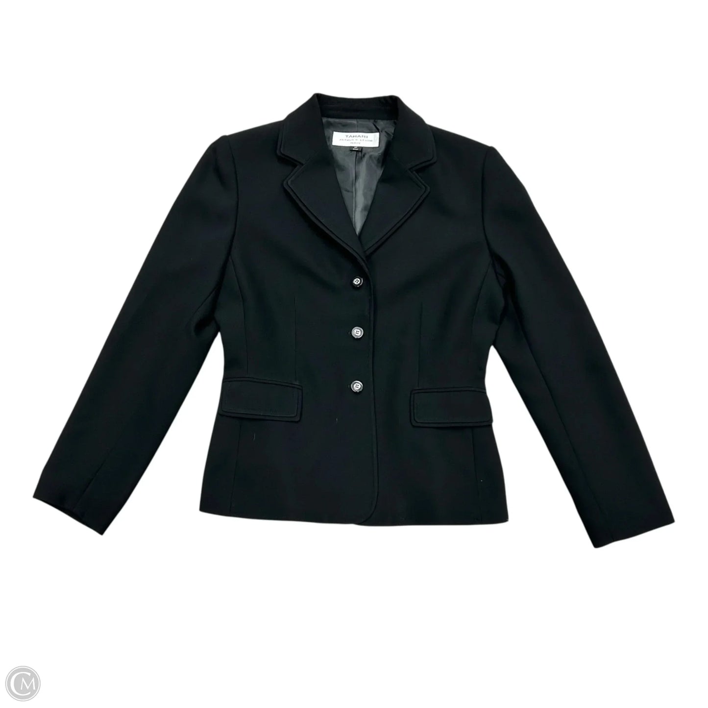 Blazer By Tahari In Black, Size: 4p