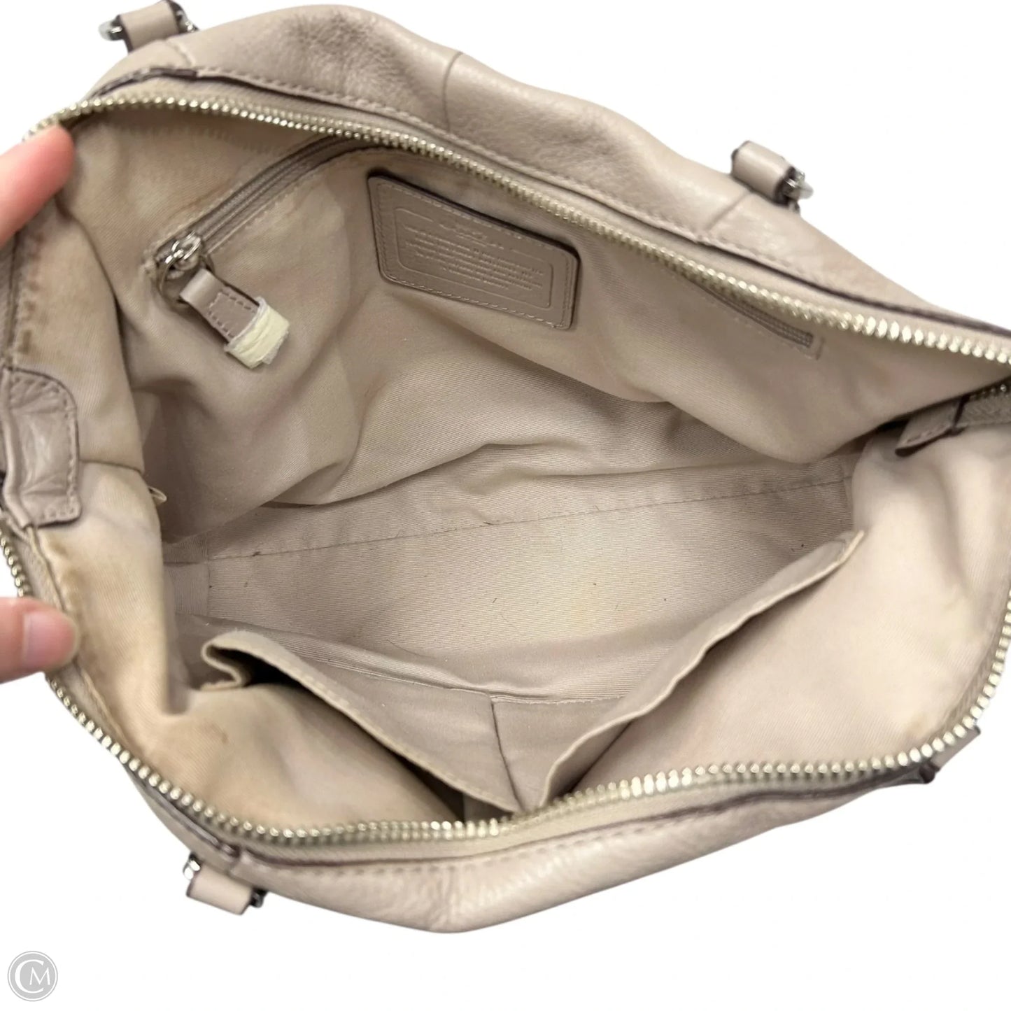 Handbag Designer By Coach, Size: Small