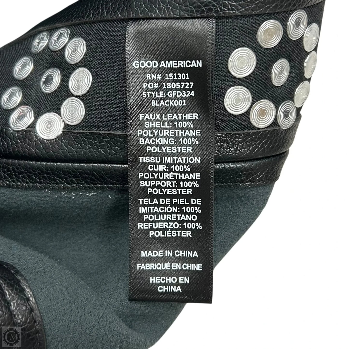 Pants Other By Good American In Black & Silver, Size: Xl