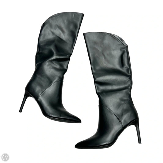Boots Knee Heels By Cervigado In Black, Size: 9