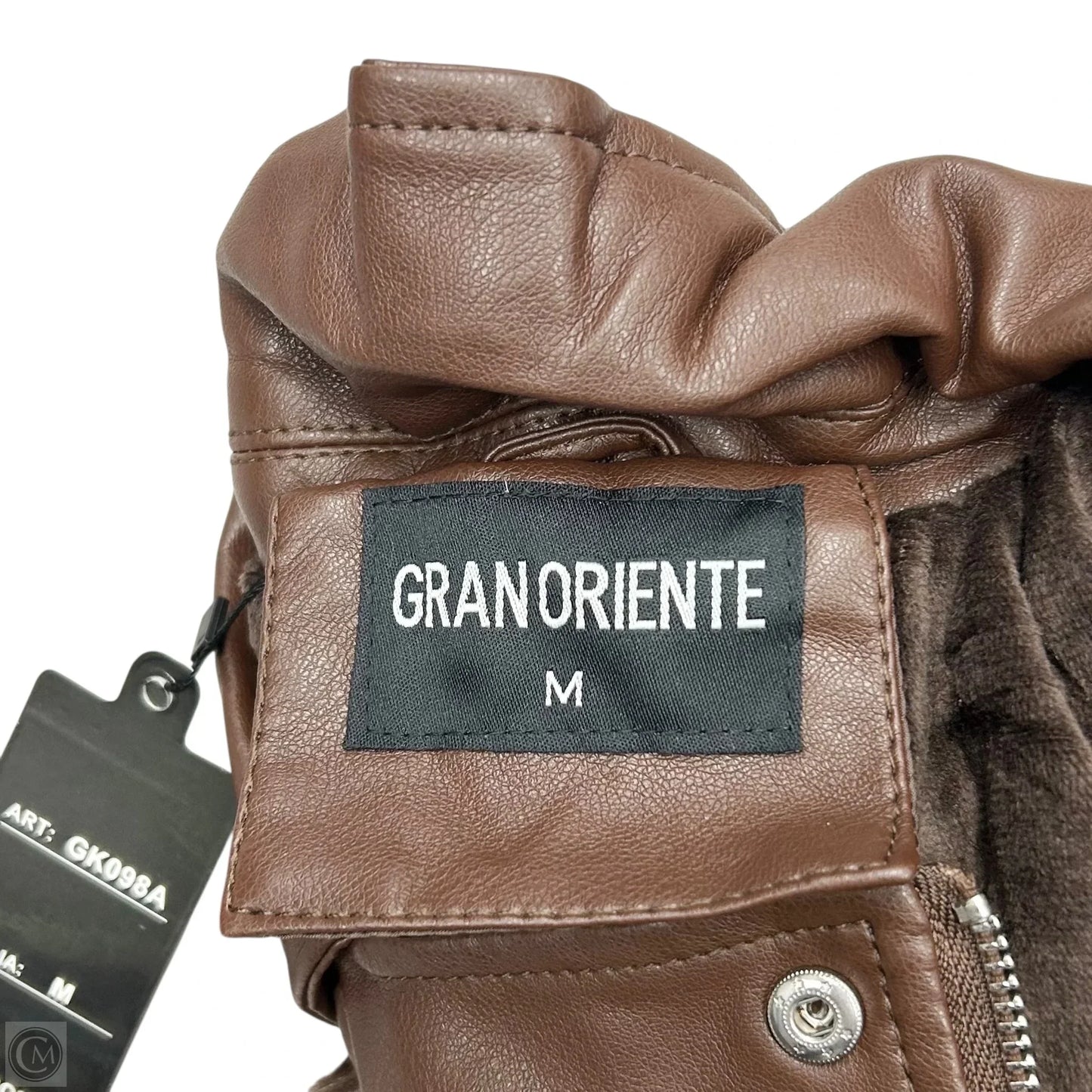 Jacket Faux Fur & Sherpa By Graniriente In Brown, Size: M