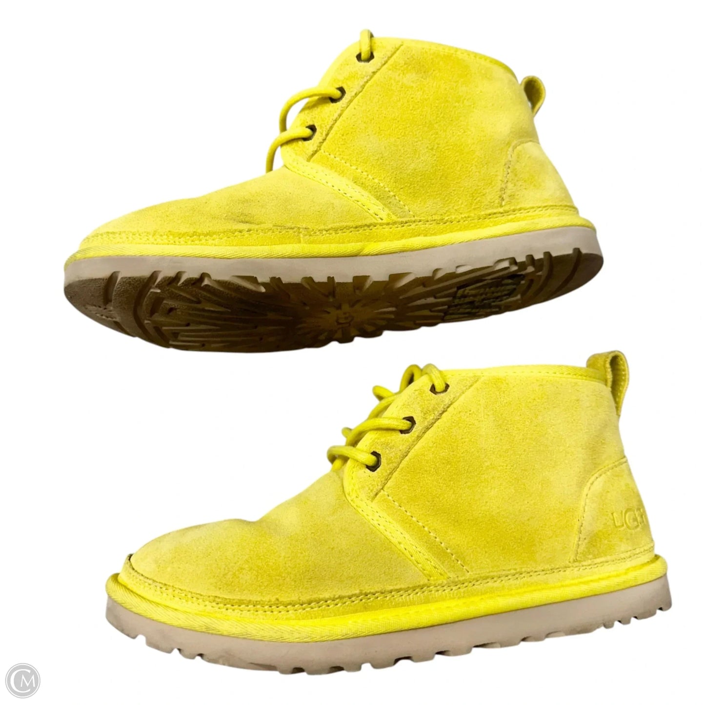 Boots Designer By Ugg In Yellow, Size: 8