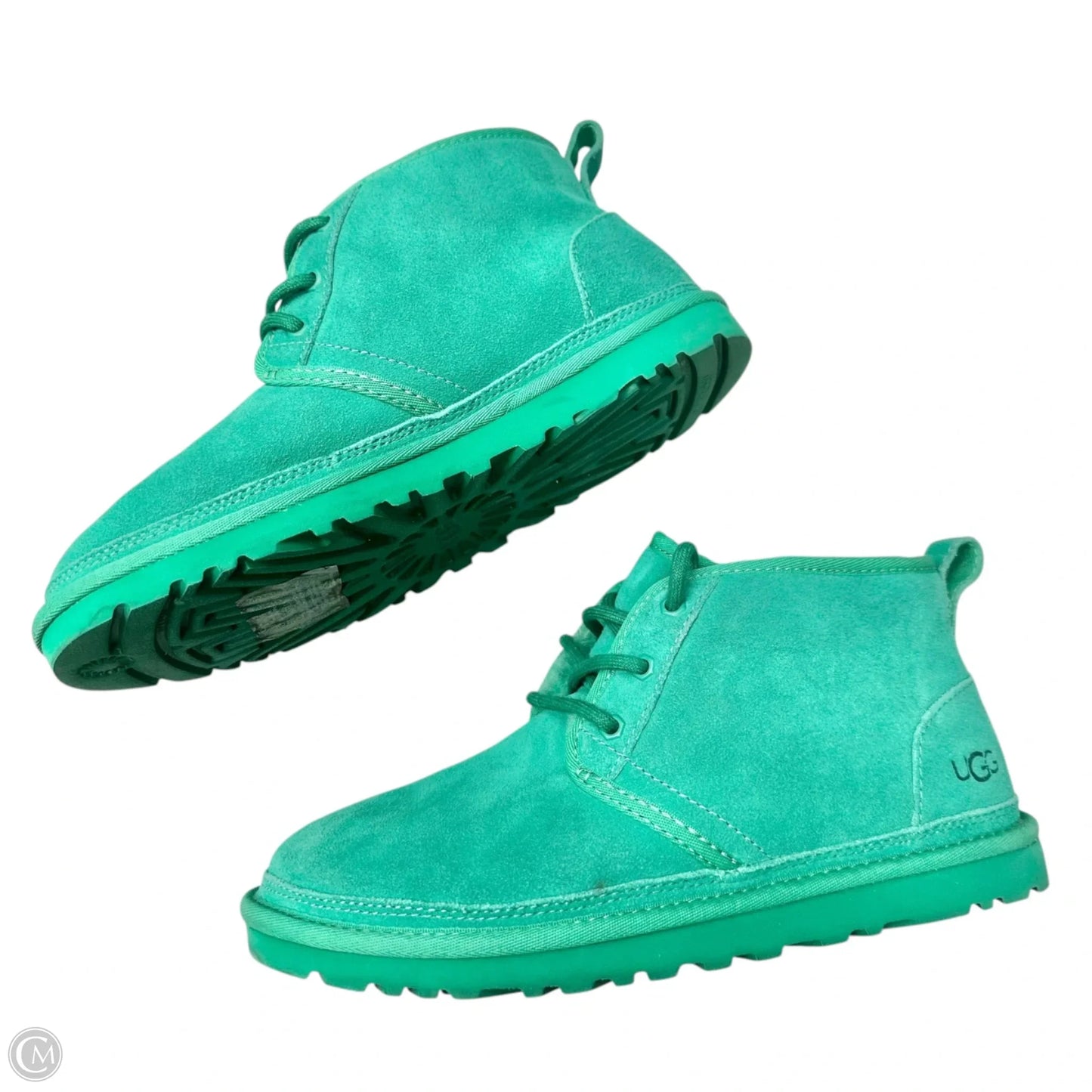 Boots Designer By Ugg In Green, Size: 8