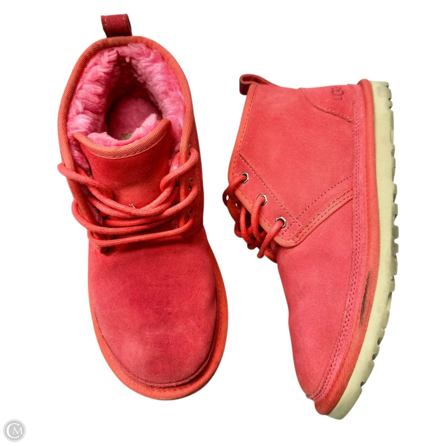 Boots Designer By Ugg In Pink, Size: 8