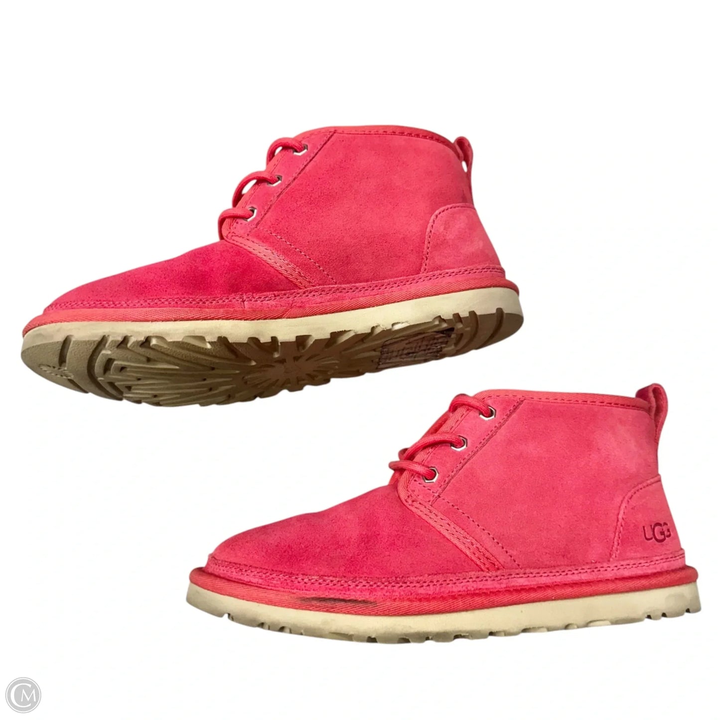 Boots Designer By Ugg In Pink, Size: 8