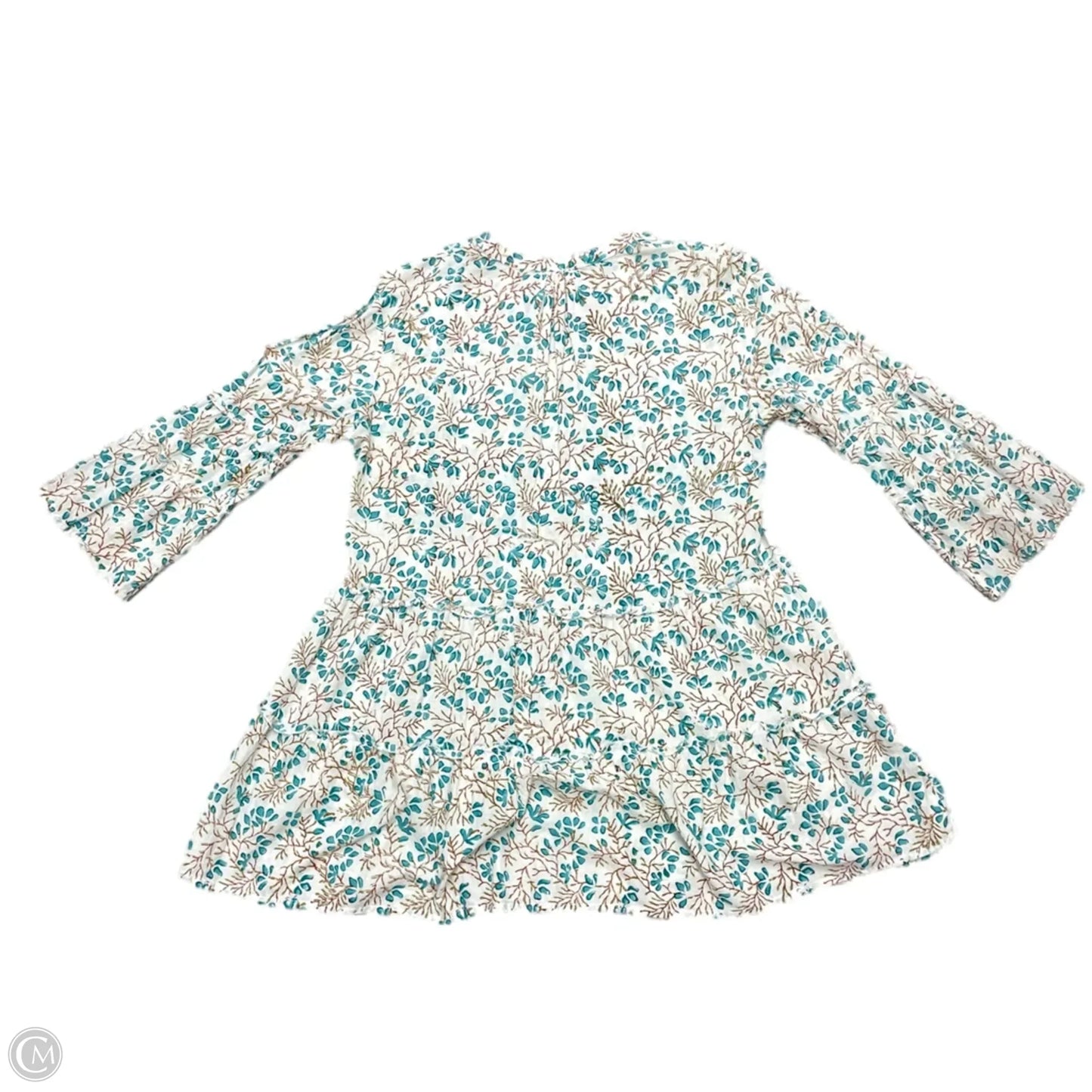 Dress Casual Short By Gingy In Blue & White, Size: L