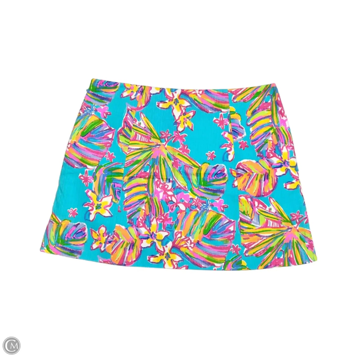 Skirt Designer By Lilly Pulitzer In Blue & Orange, Size: 2