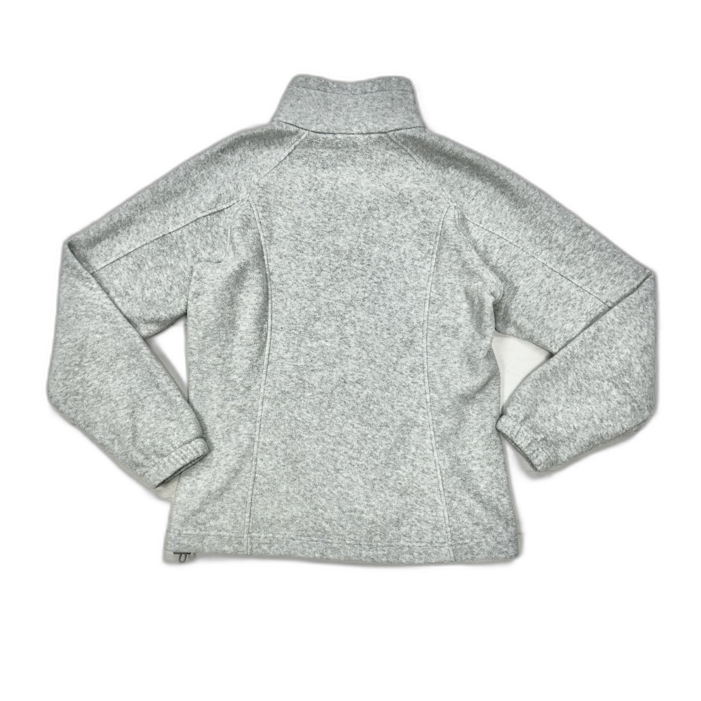 Jacket Fleece By Columbia In Grey & Purple, Size: S