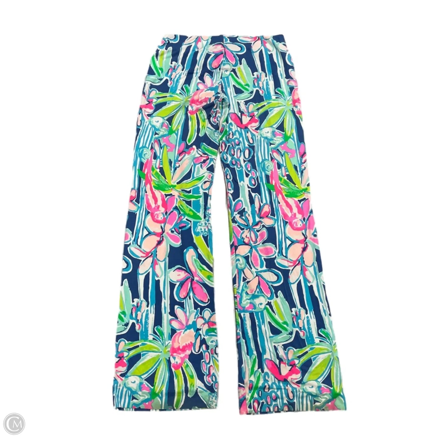 Pants Designer By Lilly Pulitzer In Blue & Pink, Size: Xs
