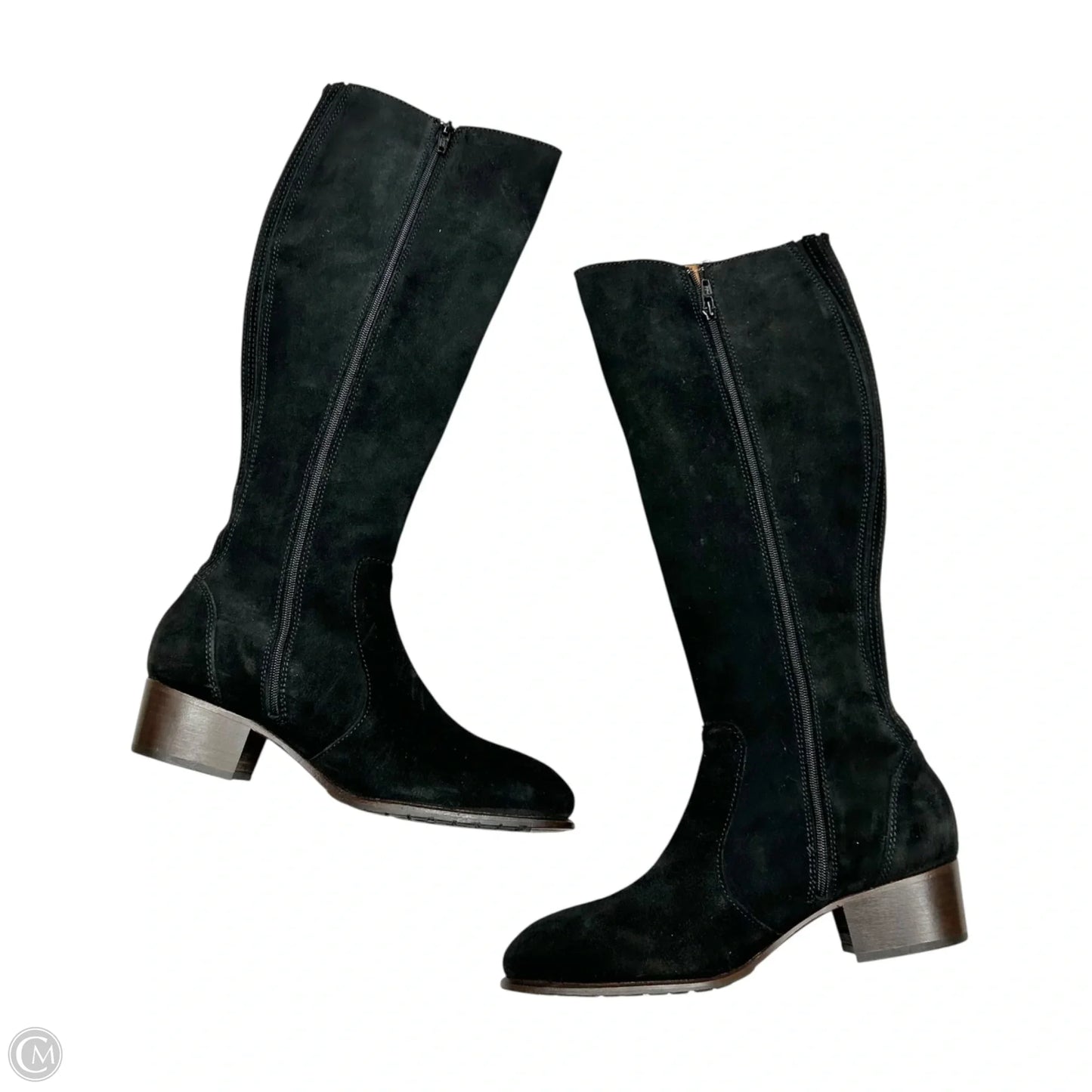 Boots Knee Heels By Dubarru In Black, Size: 11.5