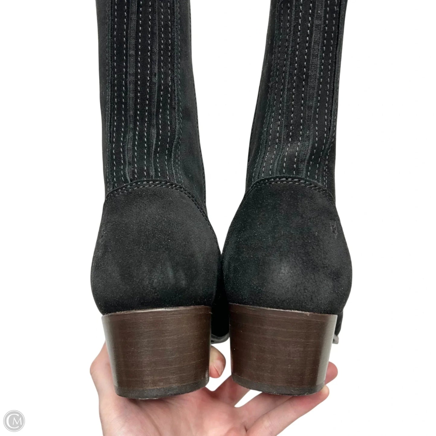 Boots Knee Heels By Dubarru In Black, Size: 11.5